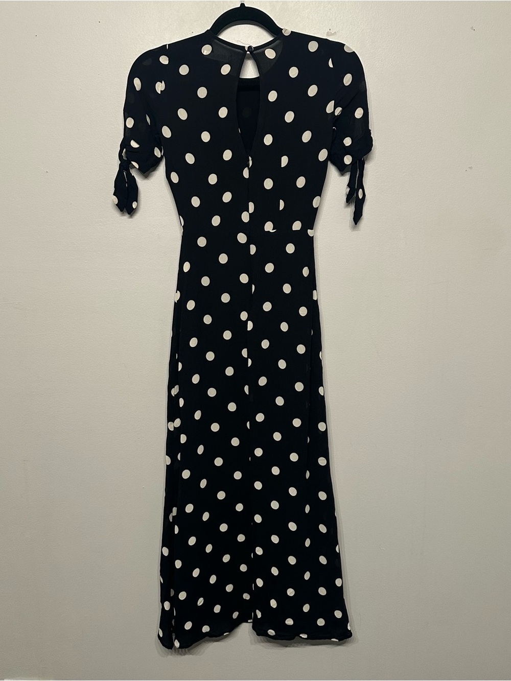Reformation Amsterdam Polka Dot Midi Dress 0 - Picture 6 of 12